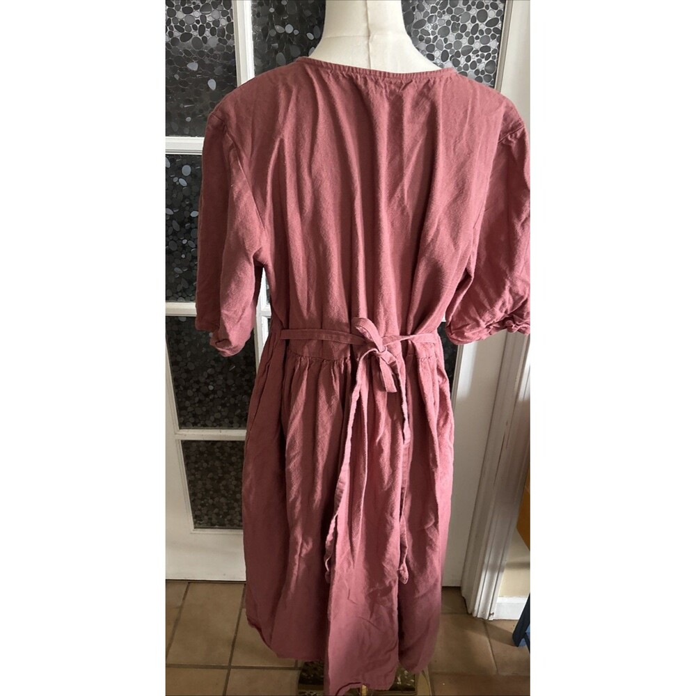 Little Cottonwood Dress Linen Cotton w/Pockets XXL Prairie Cottage - Picture 4 of 6